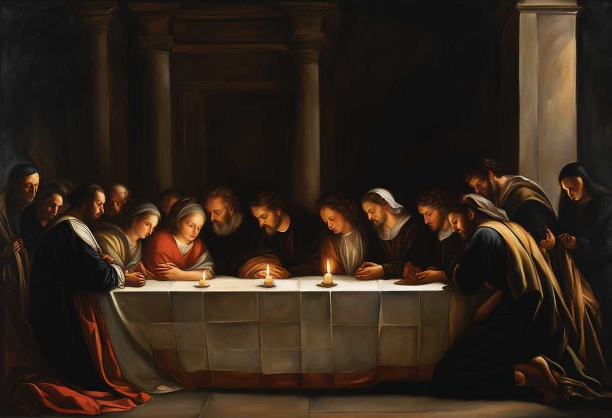 Mourners-gathered-in-prayer-candles-flickering-solemn-faces-deep-connection-sacred-tradition-he_geqs