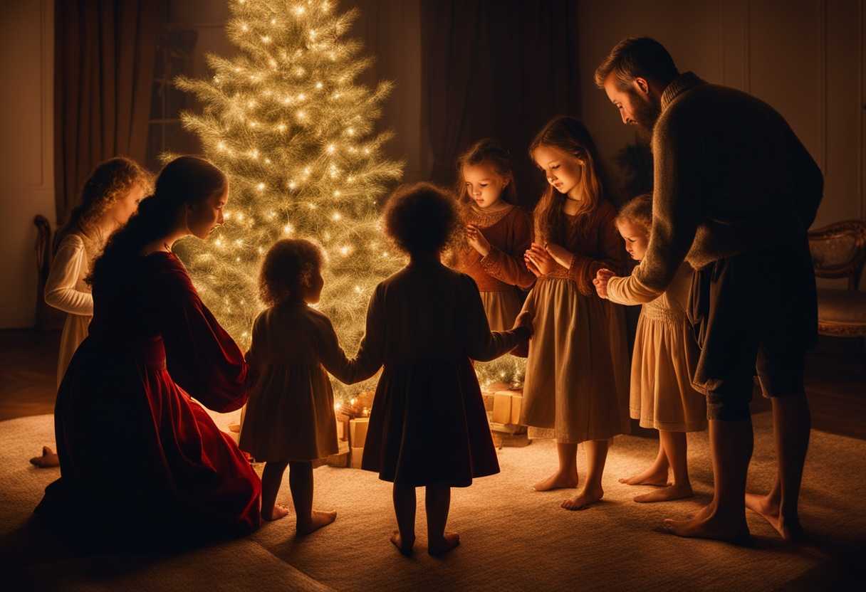 Family-gathers-around-glowing-Christmas-tree-holding-hands-in-prayer-embodying-unity-love-and-fa_dpya