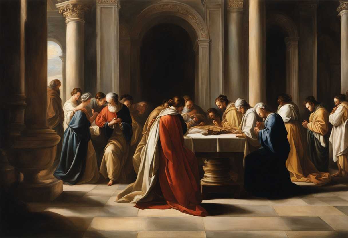 A-serene-gathering-of-individuals-in-prayer-enveloped-in-soft-light-and-tranquility_wiat