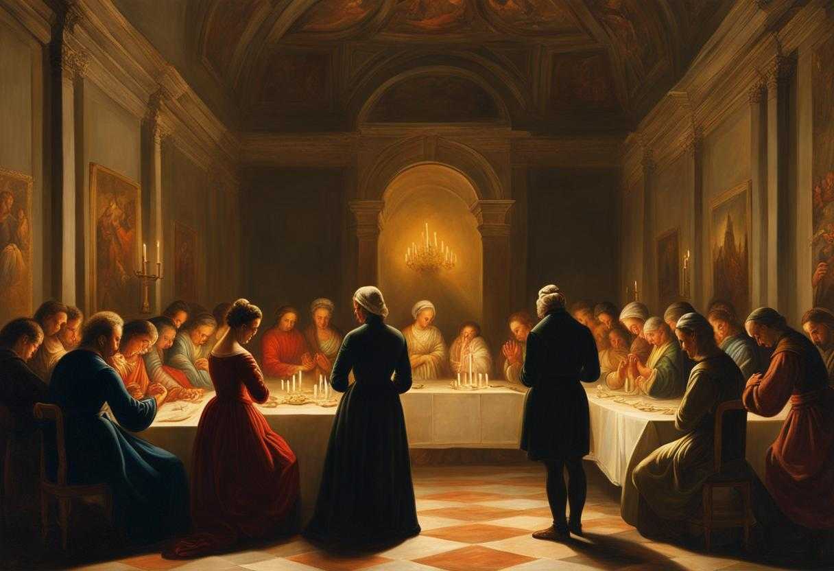 People-gather-in-candlelit-room-heads-bowed-in-prayer-hands-clasped-feeling-spiritual-unity_vduk