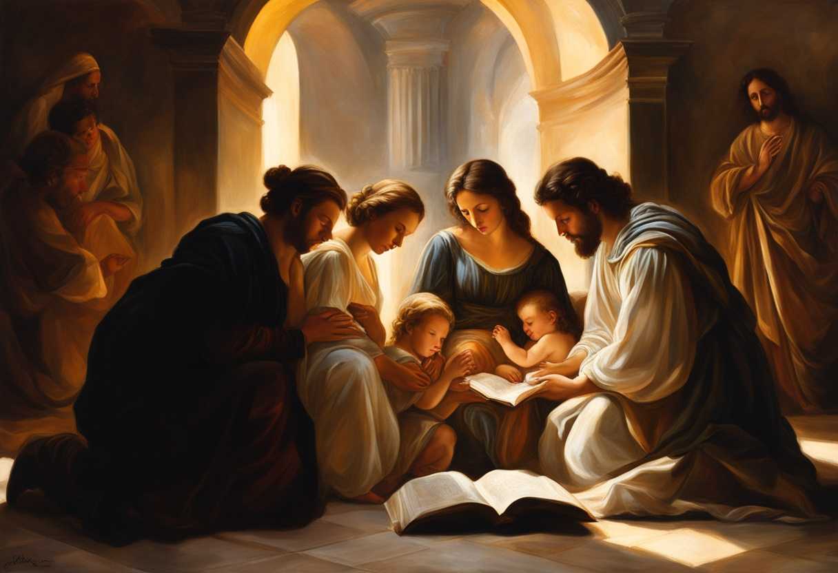 Family-huddled-in-prayer-bathed-in-warm-light-united-in-faith-and-love_psun