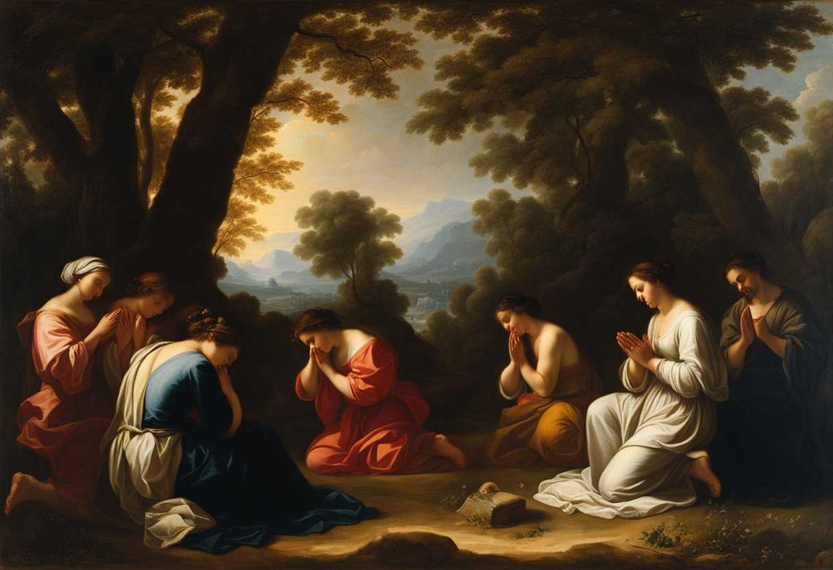 A-serene-gathering-under-trees-hands-clasped-in-prayer-radiating-hope-and-spirituality_csgx
