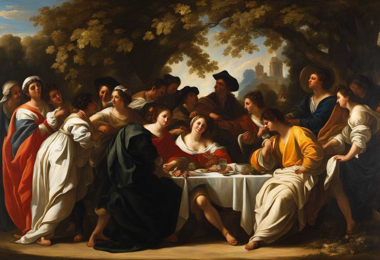 A-joyful-gathering-of-diverse-individuals-united-in-purpose-sharing-stories-under-dappled-sunlight_wnqs