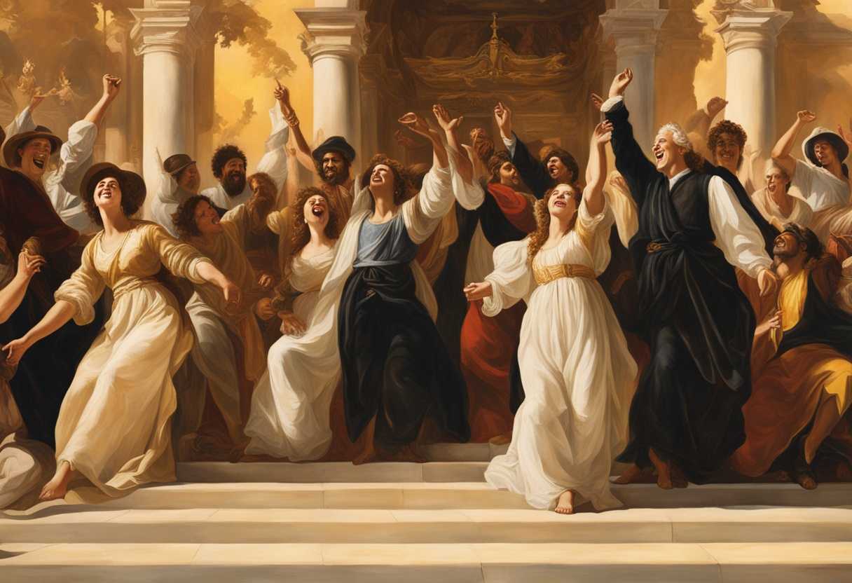 A-diverse-group-joyfully-celebrates-community-support-hands-raised-smiles-glowing-in-golden-sunlig_eblr