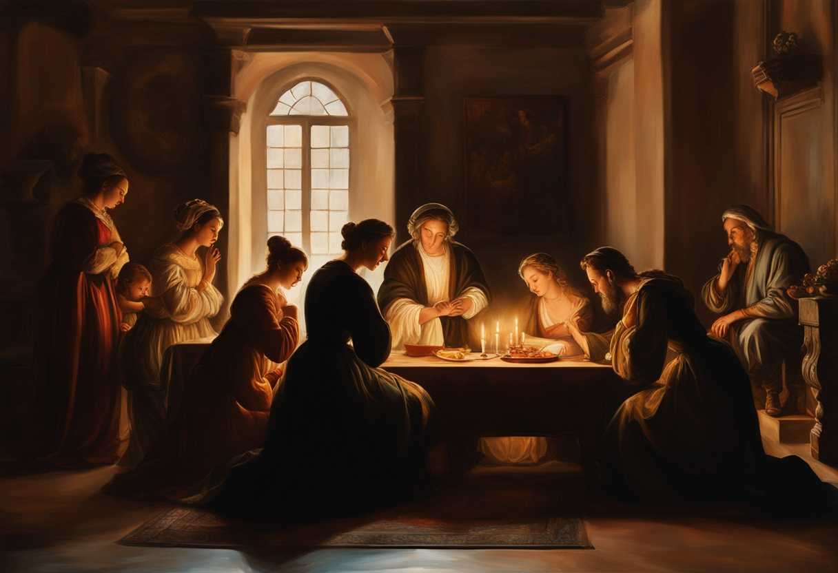 A-serene-family-gathered-in-a-cozy-home-hands-clasped-in-prayer-warm-light-glowing_yvyi