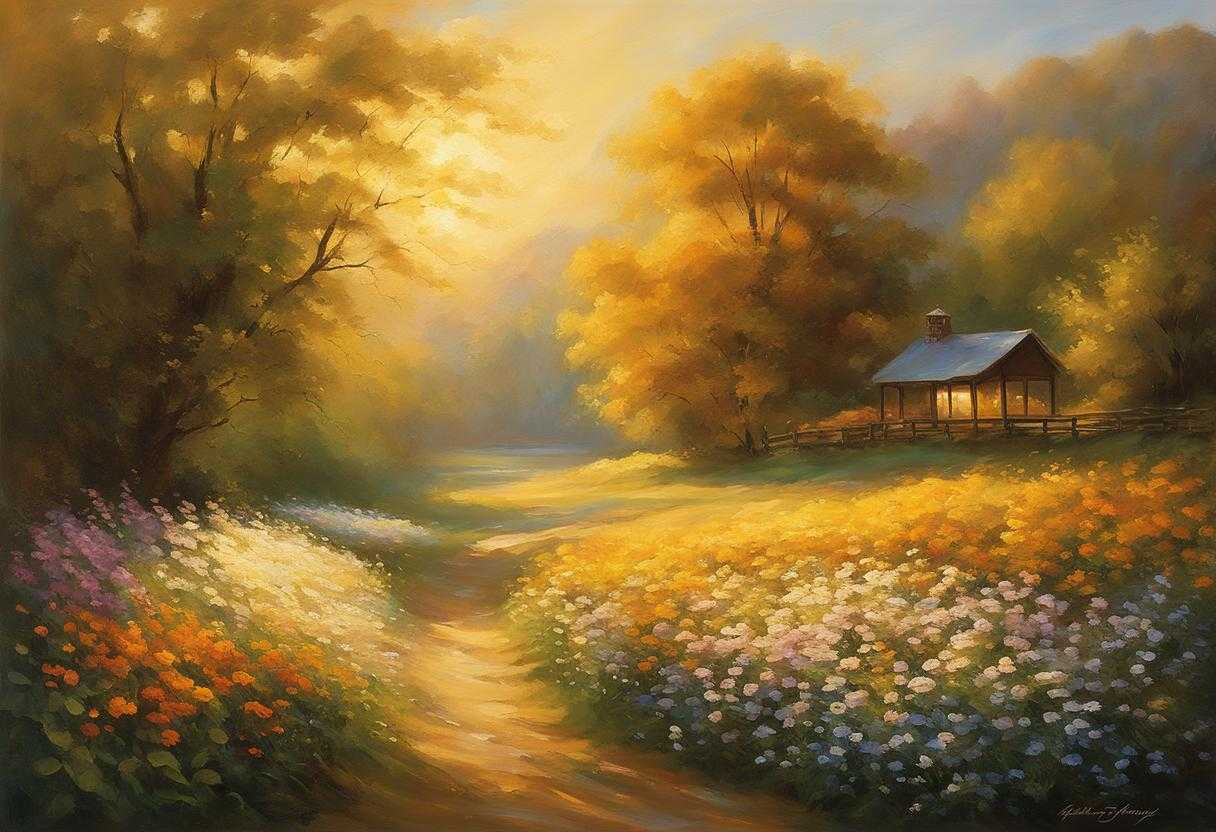 vibrant-blooms-golden-sunlight-flowers-sway-gently-warm-breeze-petals-reaching-for-the-sun-soft