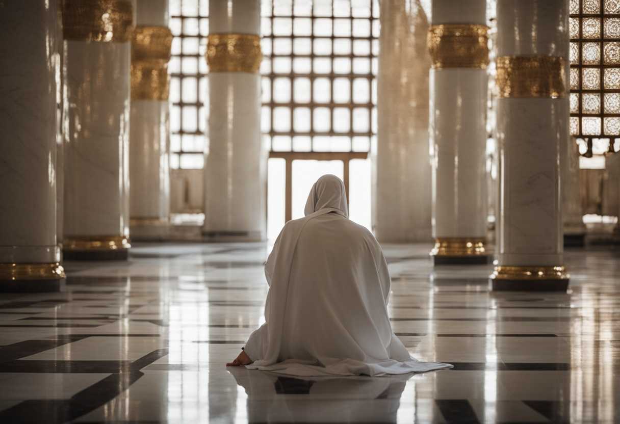 Pilgrim-in-white-ihram-praying-at-Kaaba-serene-atmosphere-soft-light-deep-devotion-sacred-momen_cvxe