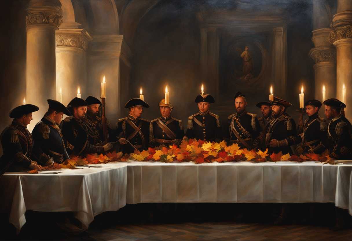 Soldiers-in-uniform-solemn-ceremony-candles-lit-heartfelt-gratitude-autumn-leaves-peaceful-atmo_ybpd