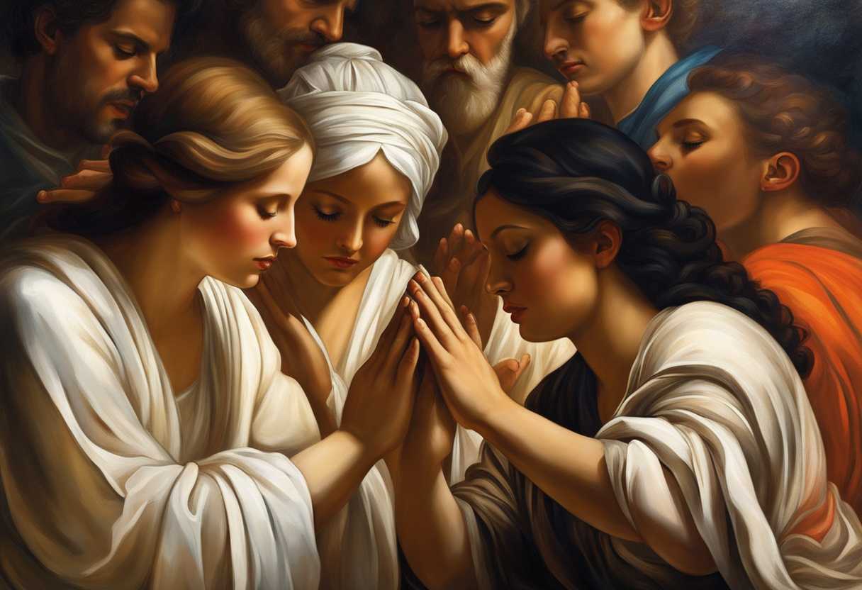Diverse-hands-joined-in-prayer-vibrant-colors-serene-atmosphere-peaceful-expressions-harmonious-_jlxr