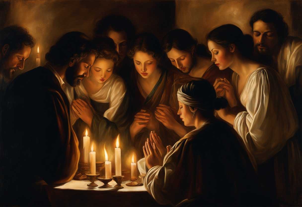 Serene-gathering-of-loved-ones-hands-clasped-in-prayer-soft-candlelight-hopeful-expressions-warm_uwiw