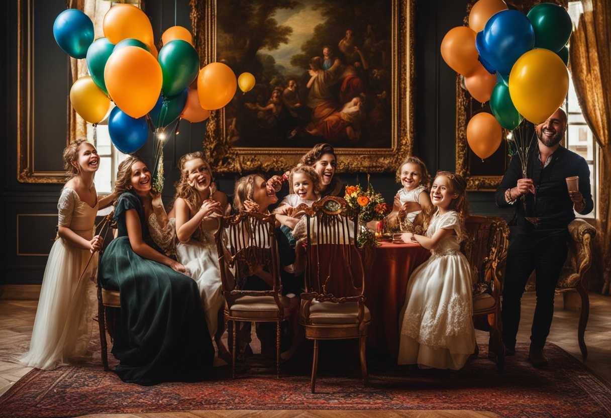 Joyful-family-gathering-decorated-with-balloons-and-photos-laughter-heartfelt-moments-warm-atmos_vssl