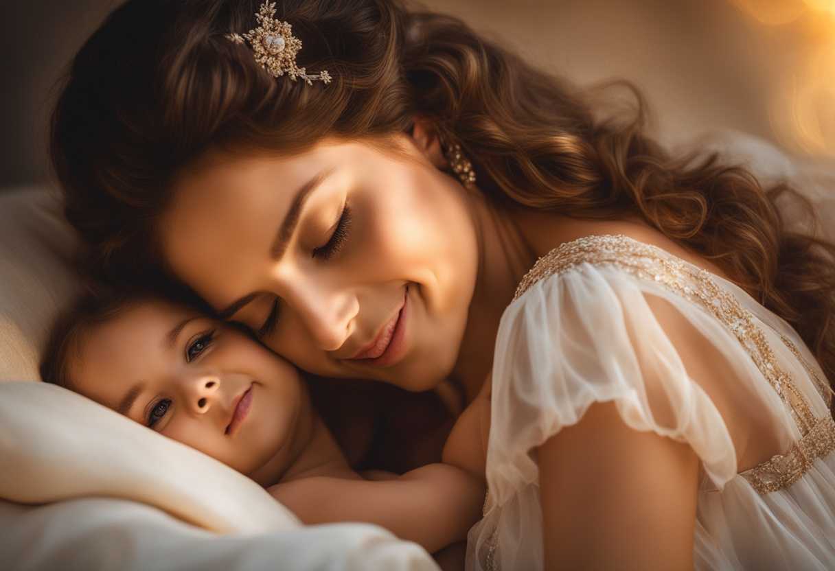 Sunrise-glow-joyful-mother-embracing-daughter-warm-smiles-soft-light-serene-morning-love-filled_nazx