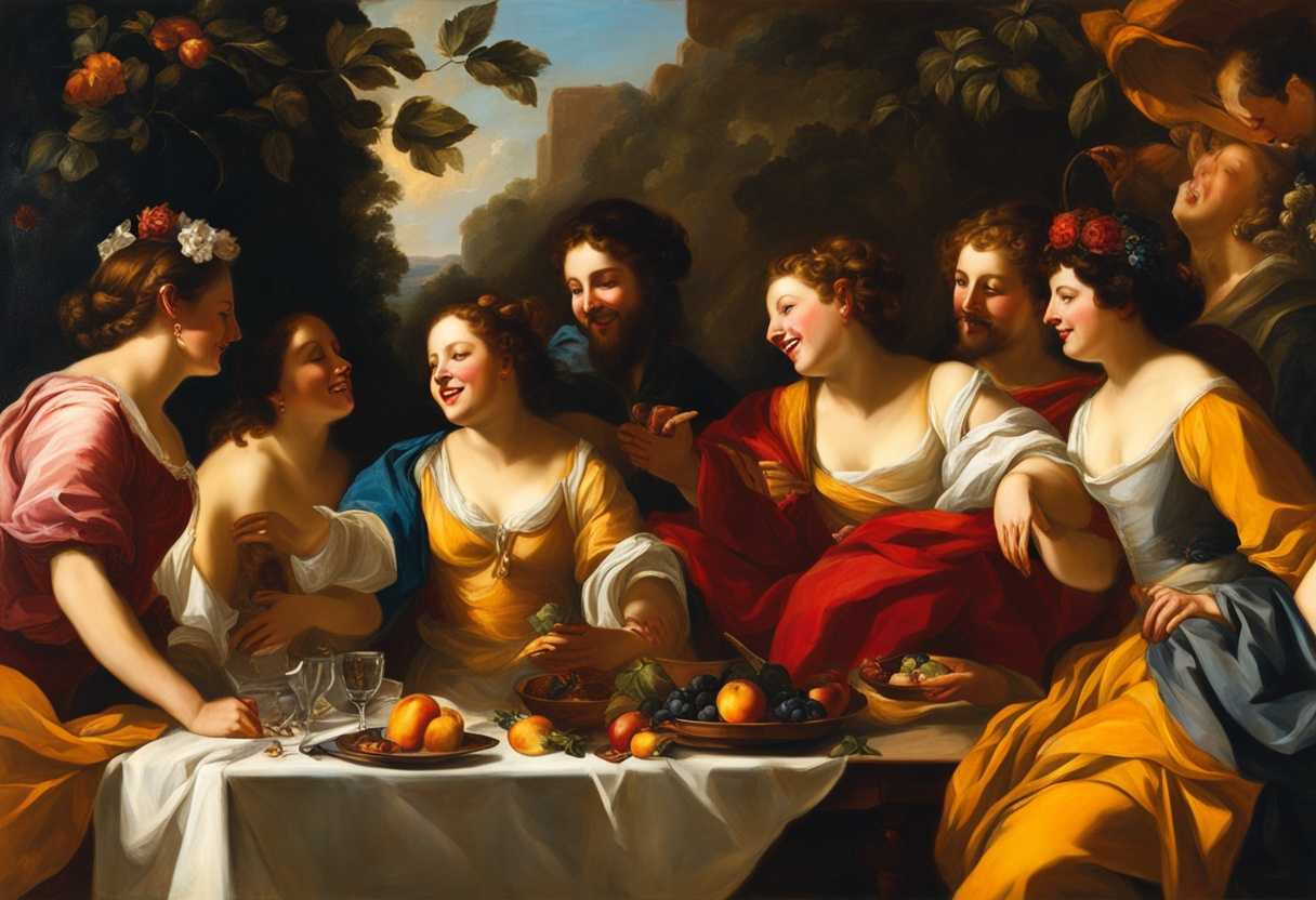 Joyful-gathering-of-friends-sharing-laughter-vibrant-colors-playful-atmosphere-warm-sunlight-can_gqpq