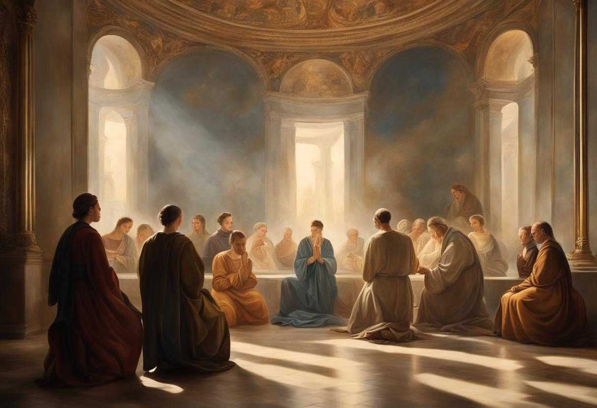group-of-people-praying-soft-light-serene-atmosphere-spiritual-quality-tranquil-hope