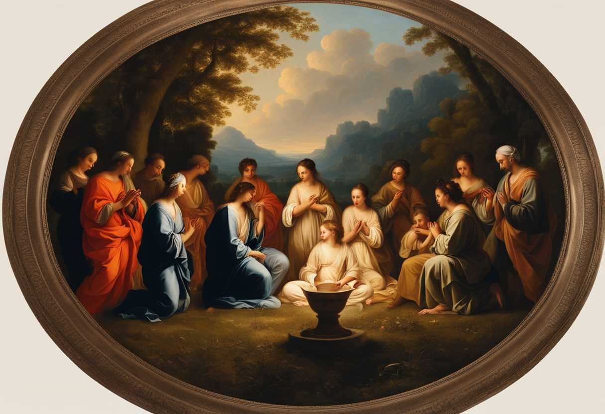 A-diverse-group-prays-in-a-serene-circle-surrounded-by-nature's-gentle-tranquility_zvia