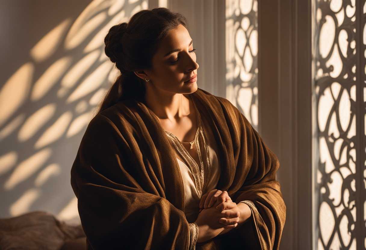 A-parent-prays-in-a-softly-lit-room-hands-clasped-eyes-closed-radiating-love_eokl