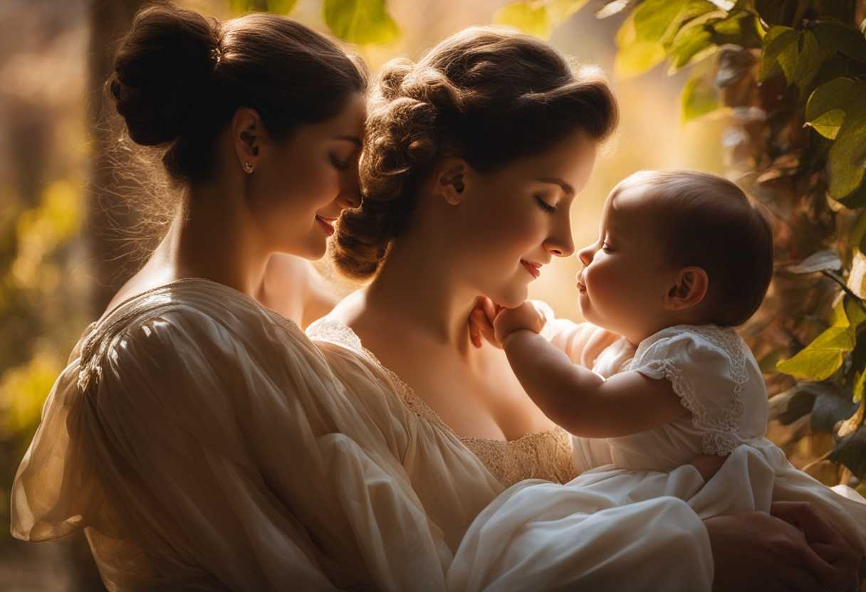 Parents-and-children-share-a-tender-moment-embracing-love-and-gratitude-in-warm-sunlight_ocrr