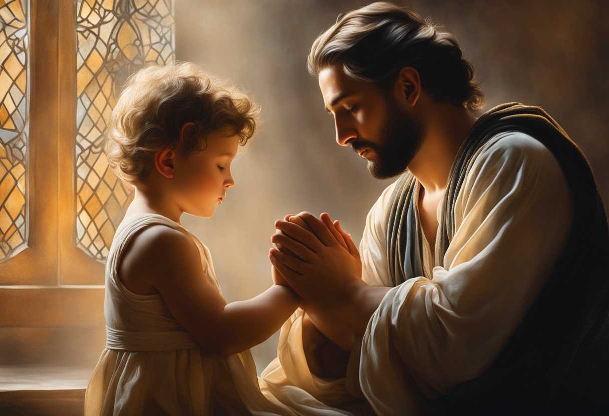 Father-and-son-pray-together-in-soft-morning-light-radiating-love-and-unity_ppym