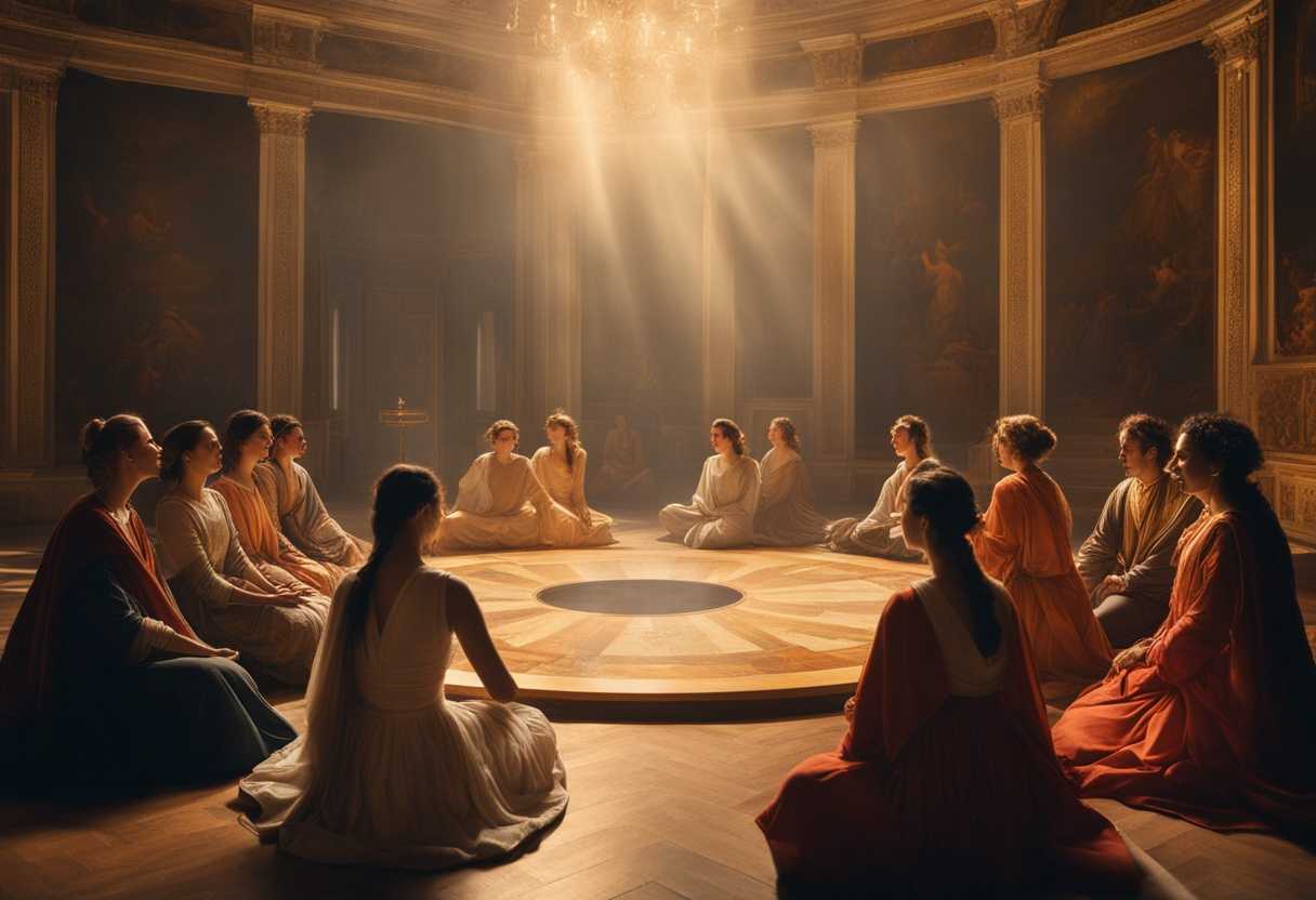Group-of-people-in-a-circle-using-fitness-tech-radiating-mindfulness-and-unity-in-warm-light_fuuz