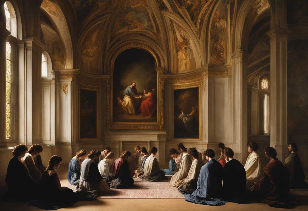 Students-in-prayer-circle-bathed-in-soft-light-exuding-reverence-and-peaceful-contemplation_wlik