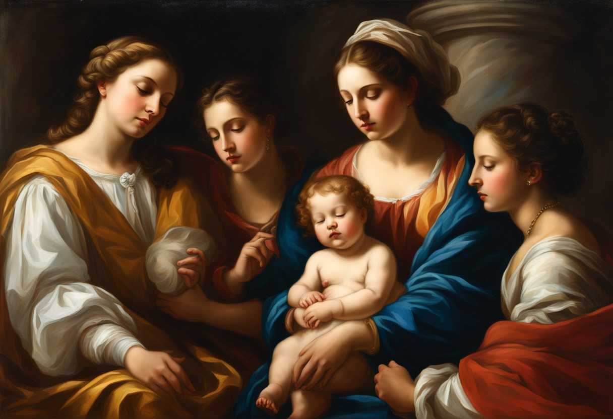 Family-huddled-in-prayer-eyes-closed-feeling-protected-and-connected-in-spiritual-unity_xojy