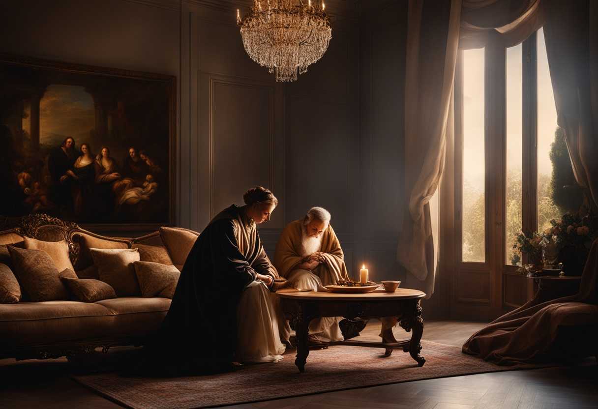 Family-in-a-cozy-living-room-hands-clasped-in-prayer-serene-unity-in-soft-light_xljg