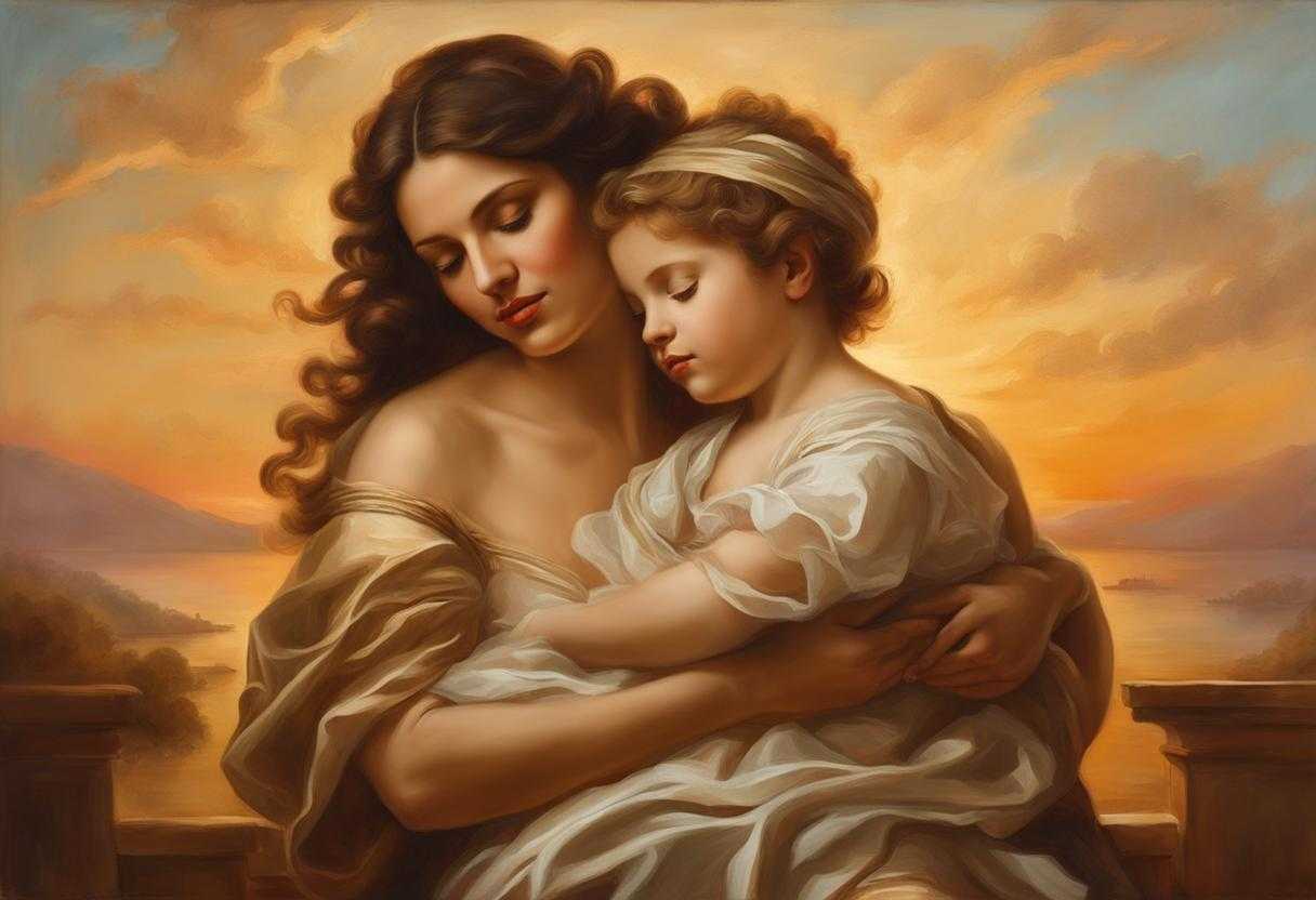 Mother-and-son-share-a-tender-embrace-at-sunset-basking-in-love-and-guidance_rrql