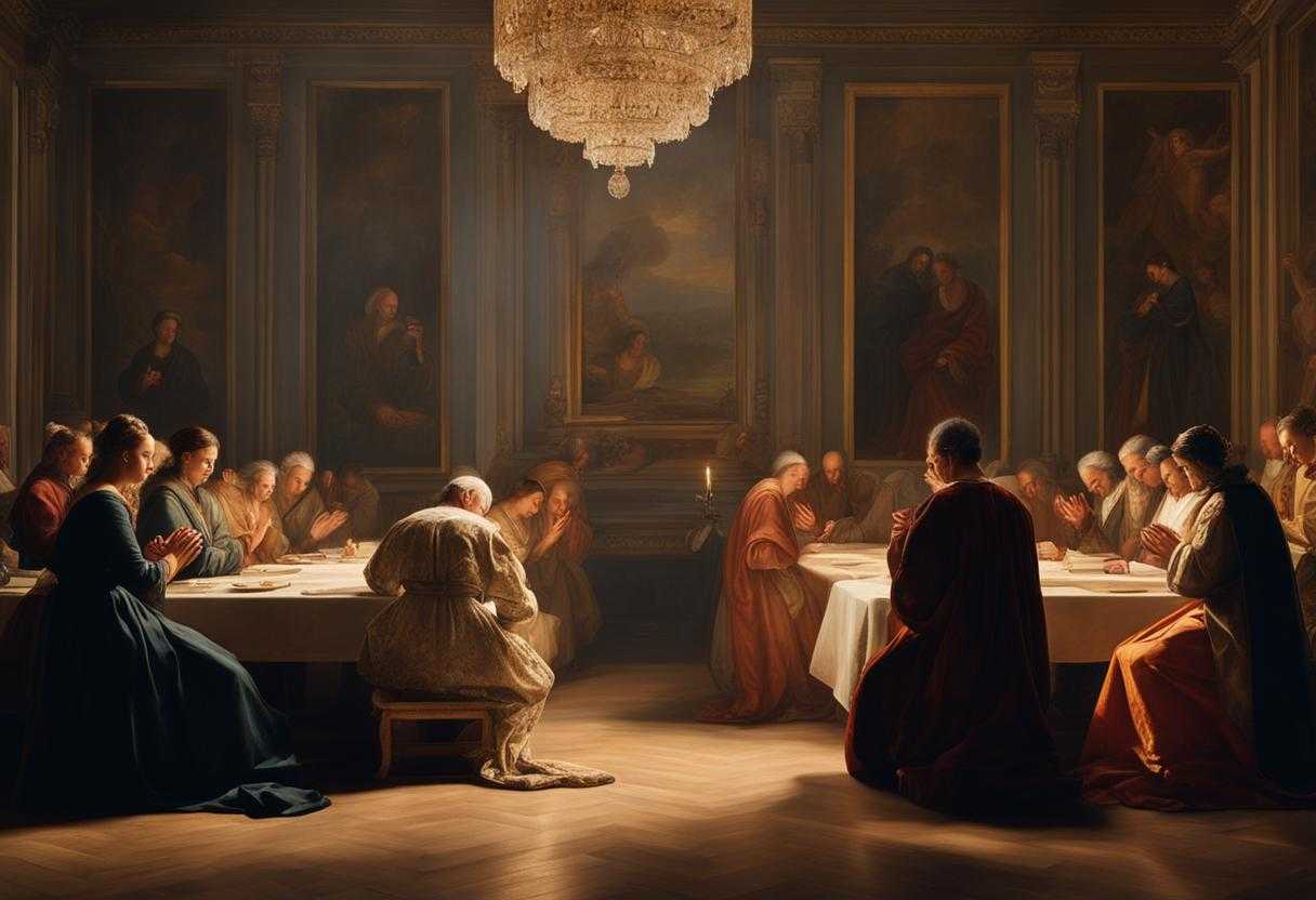 A-diverse-group-of-people-praying-in-a-softly-lit-room-exuding-a-timeless-and-reverent-atmosphere_bqdq
