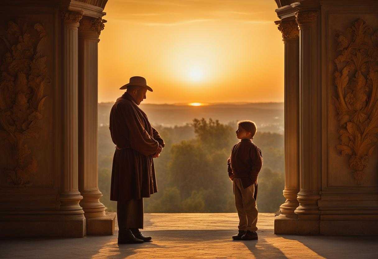 A-father-and-son-share-a-heartfelt-embrace-under-a-setting-sun_moye