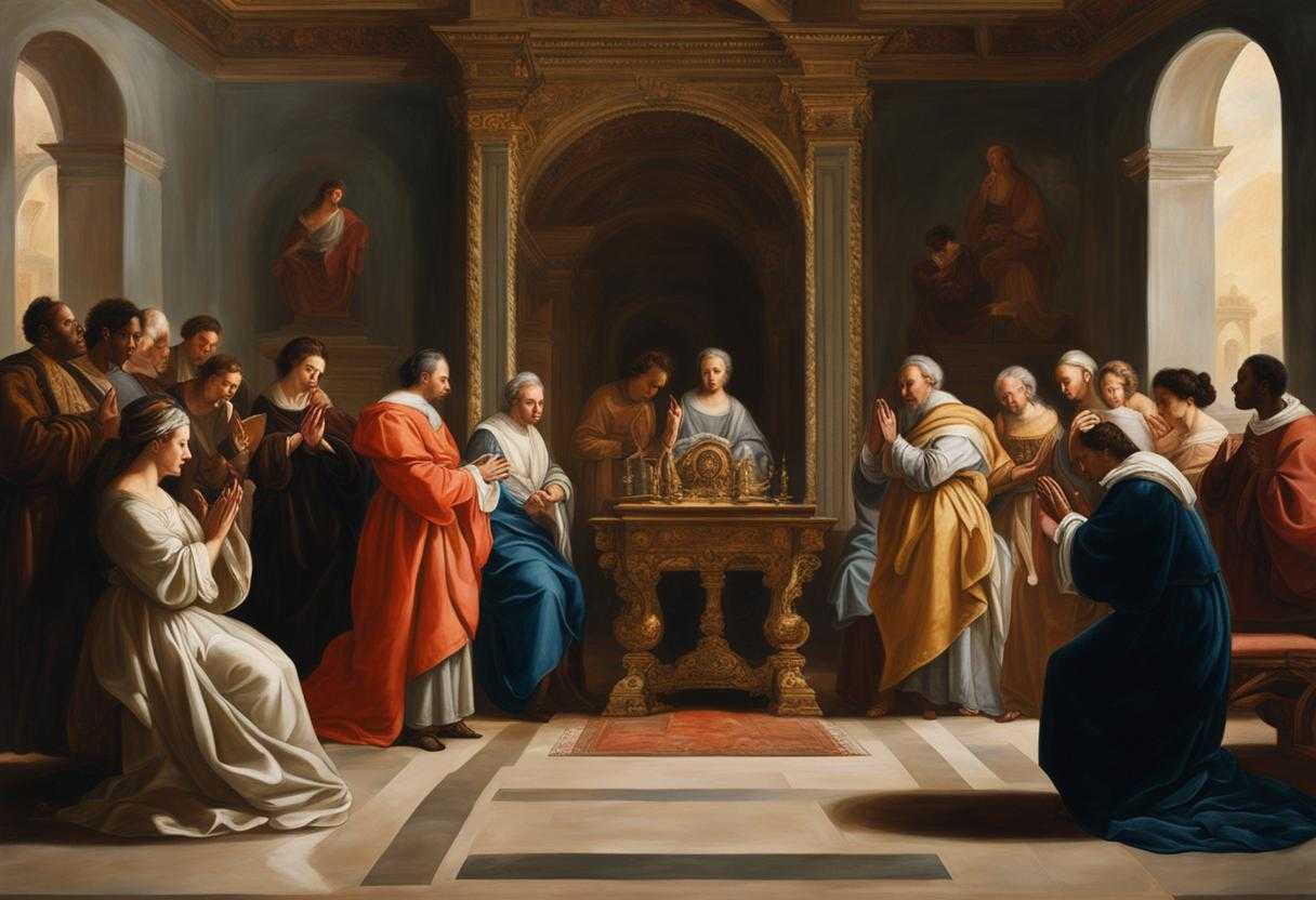 A-diverse-group-of-people-pray-together-in-a-serene-timeless-setting_lqjm