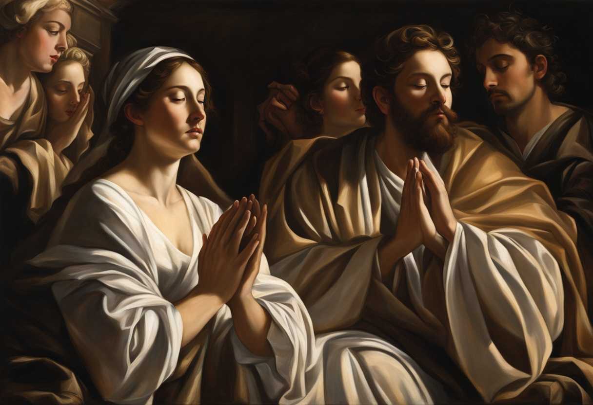 Morning-light-illuminates-prayerful-faces-hands-clasped-embodying-unity-and-serene-devotion_wfee