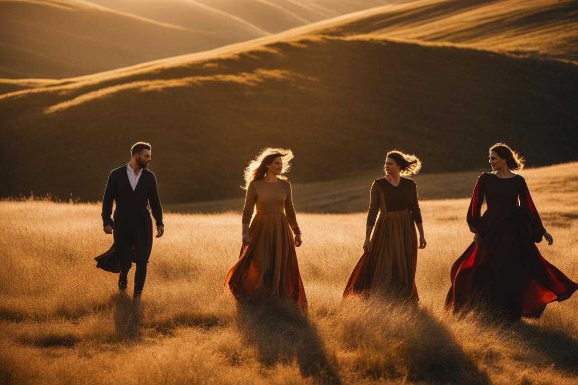 group-of-people-standing-on-a-hill-arms-outstretched-wind-blowing-through-hair-and-clothes-moveme