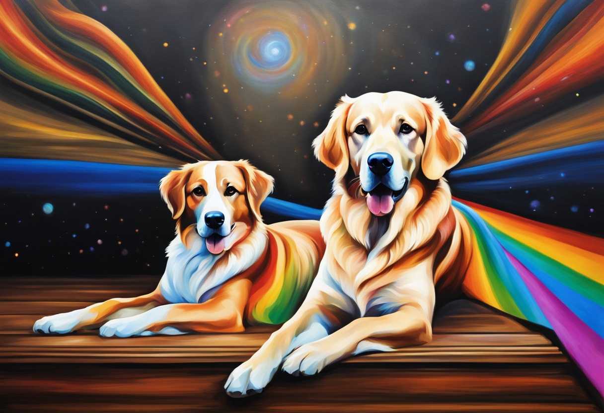 Colorful-rainbow-light-enveloping-a-serene-dog-symbolizing-love-peace-and-cherished-memories_drqg