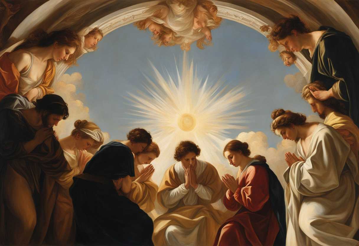 People-in-a-circle-heads-bowed-hands-clasped-eyes-closed-bathed-in-warm-sunlight-praying-togeth_ztld