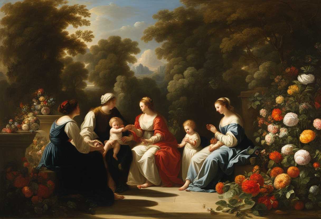 A-serene-family-gathered-in-a-sunlit-garden-hands-joined-in-prayer-peaceful-expressions-vibrant-f_rgti