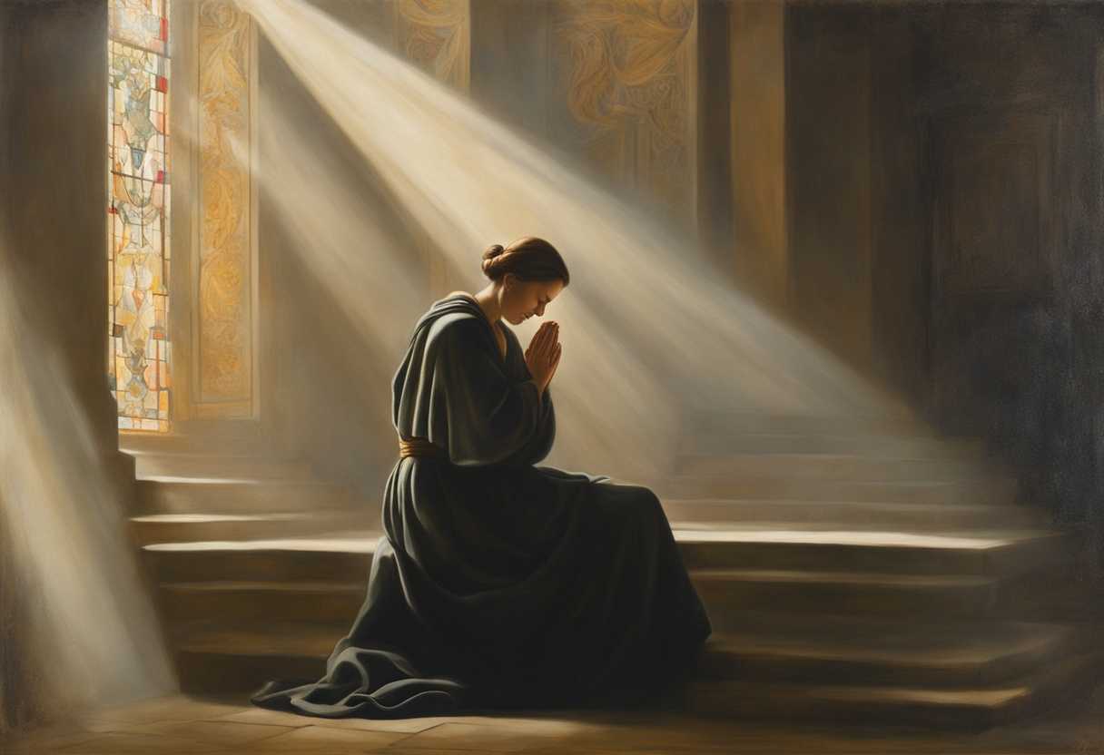 A-serene-figure-in-prayer-surrounded-by-soft-light-symbolizing-hope-and-healing_xebn