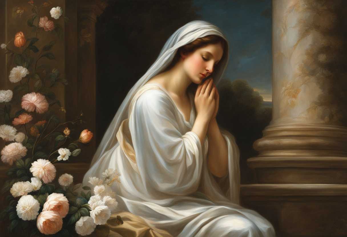 A-serene-mother-in-prayer-surrounded-by-soft-light-gentle-flowers-peaceful-ambiance-heartfelt-em_xyzc