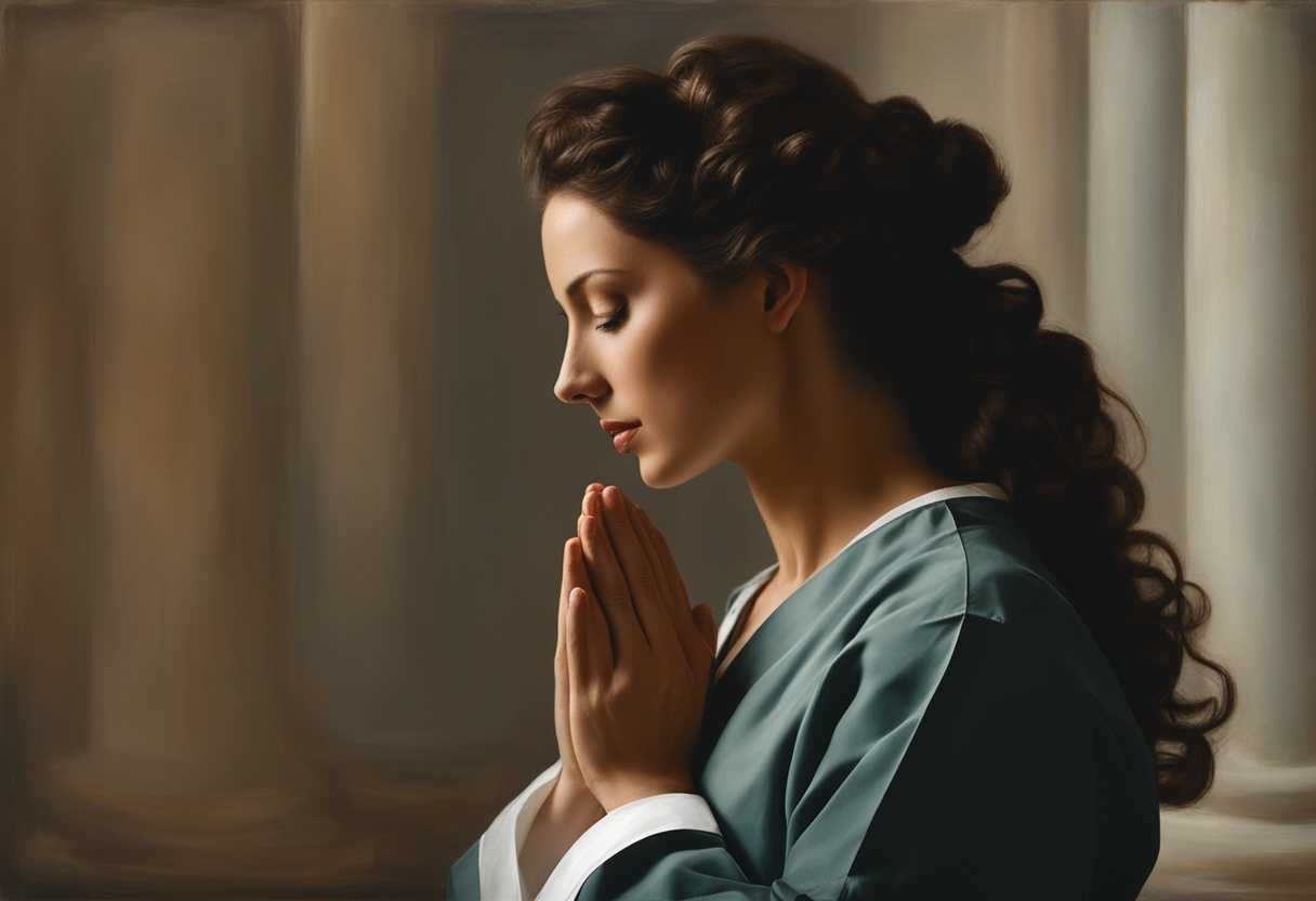Nurse-in-scrubs-hands-clasped-in-prayer-serene-hospital-setting-soft-light-compassionate-atmosph_azke