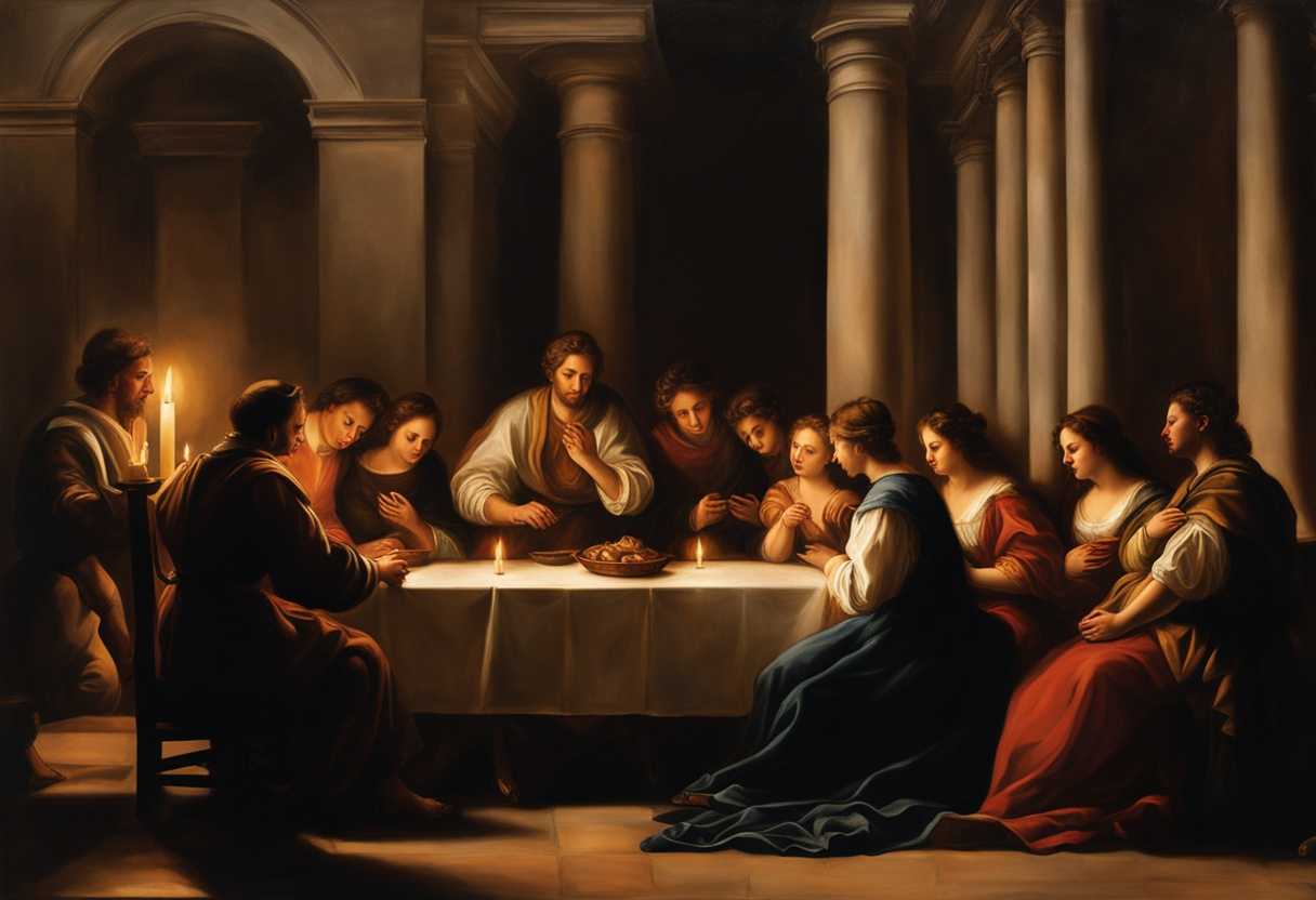 Family-gathered-in-prayer-soft-light-warm-smiles-candles-flickering-unity-and-hope_egch