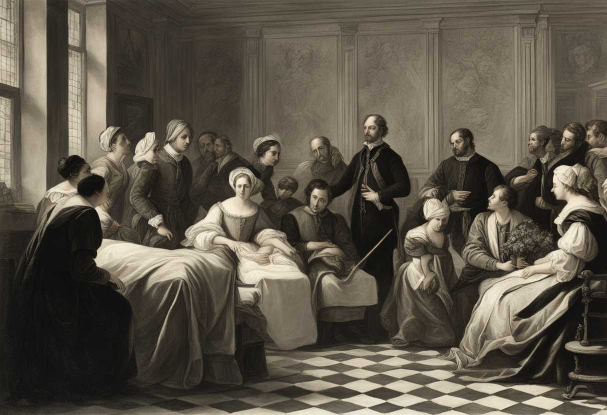 Surgeons-and-family-gather-in-hospital-room-hands-poised-faces-etched-with-hope-and-worry_xcvt