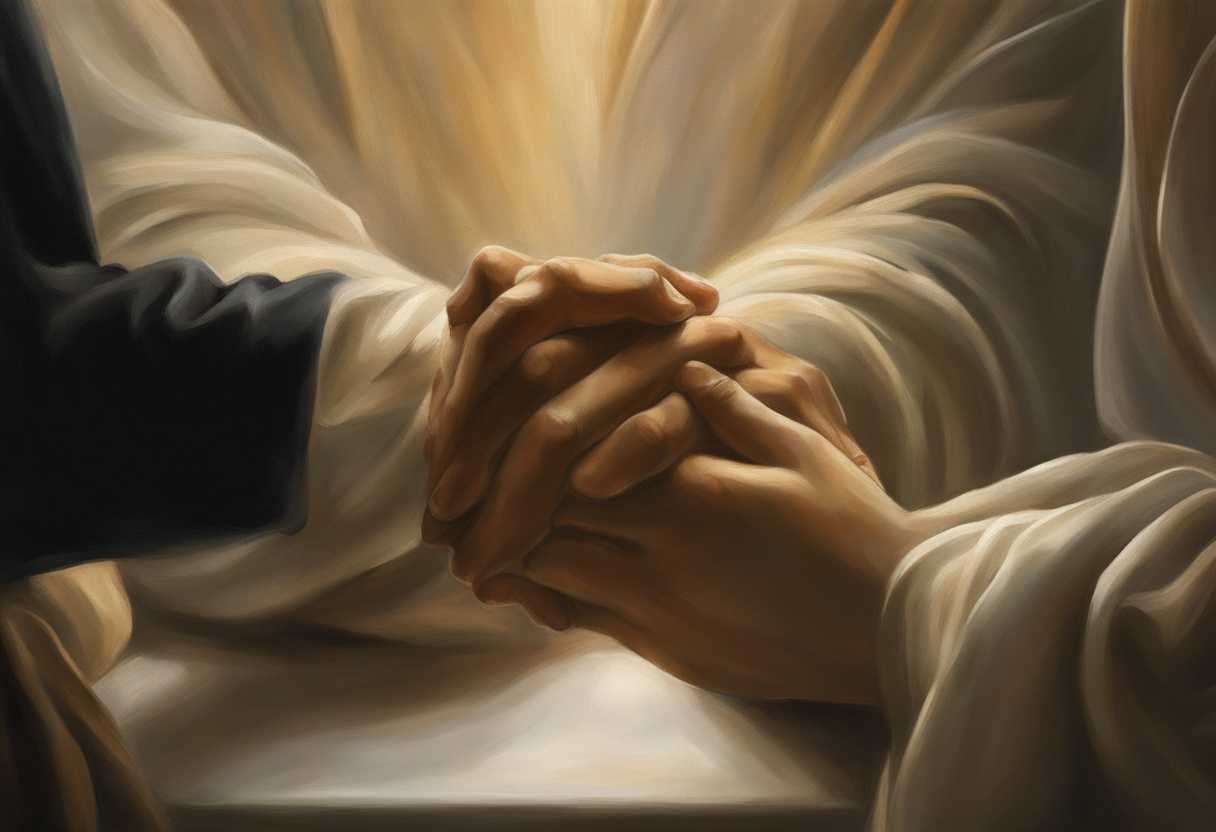 Loved-ones-in-prayer-hands-clasped-serene-light-unity-hope-and-love-enveloping-them_effb