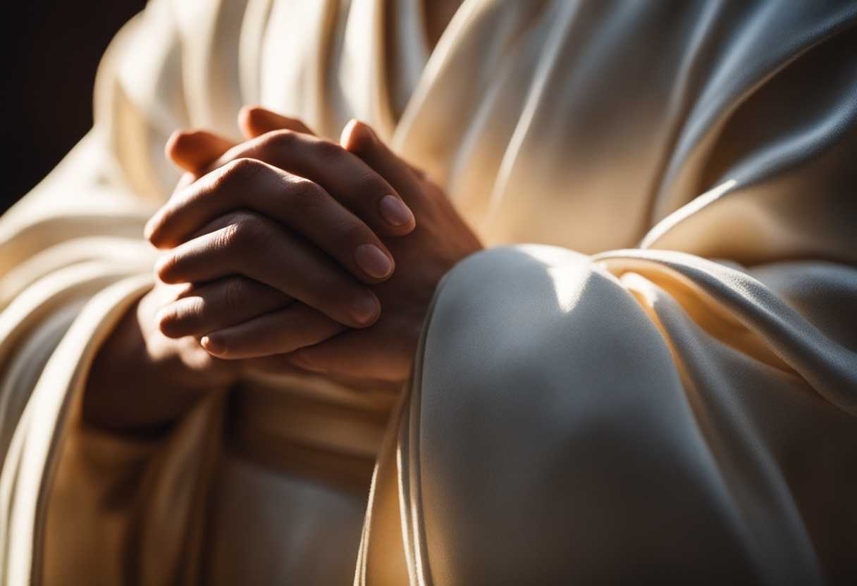 Close-up-shot-of-person-praying-with-clasped-hands-closed-eyes-serene-expression-bathed-in-warm-l_tozq