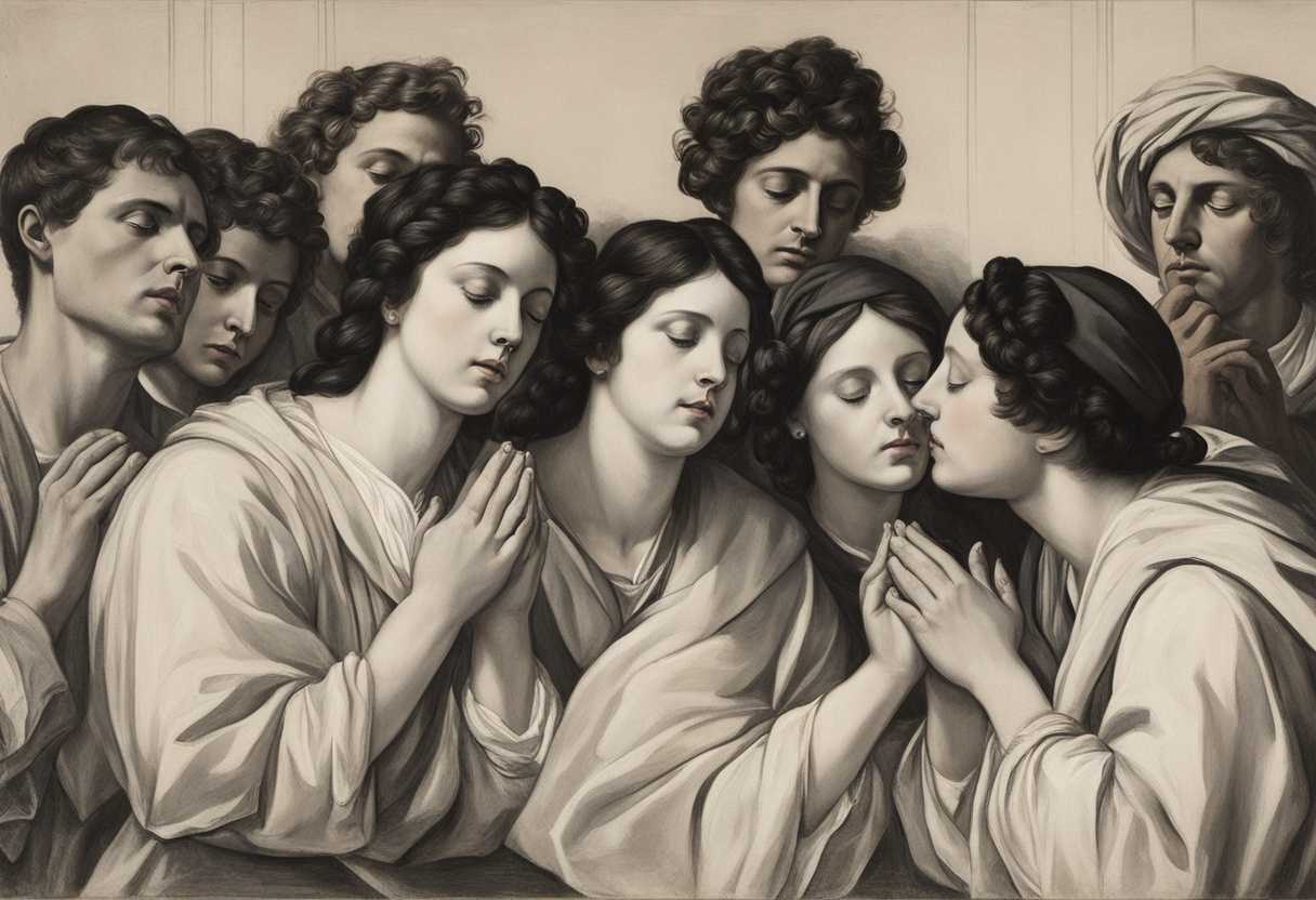 A-circle-of-hopeful-faces-hands-clasped-praying-in-a-hospital-waiting-room_xmpo