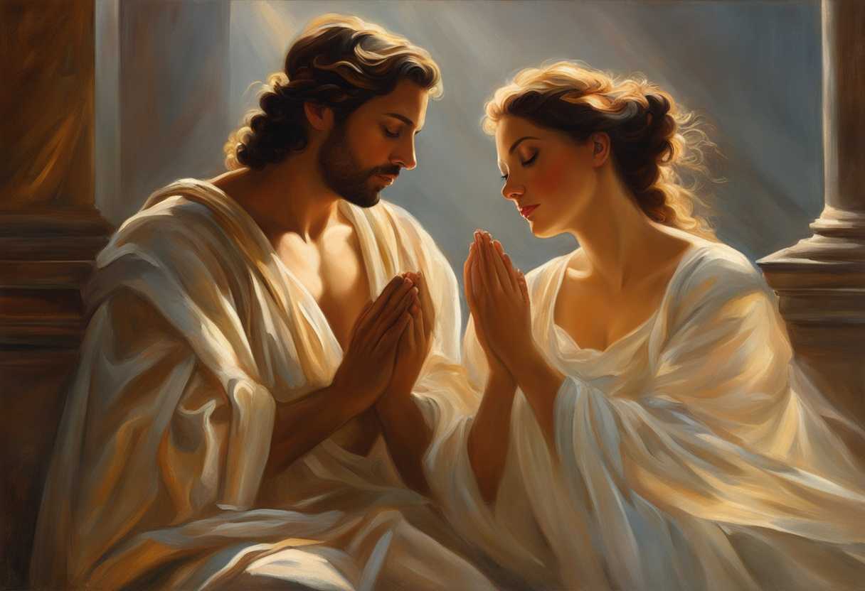 A-couple-embraces-in-prayer-bathed-in-warm-light-embodying-unity-hope-and-vulnerability_mhgs