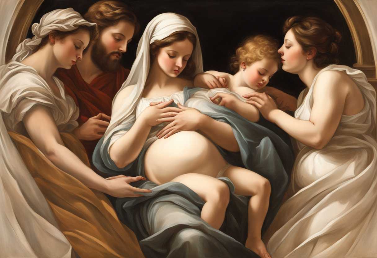 Pregnant-woman-embraced-by-family-in-prayer-radiating-hope-and-unity-for-safe-delivery_ollg