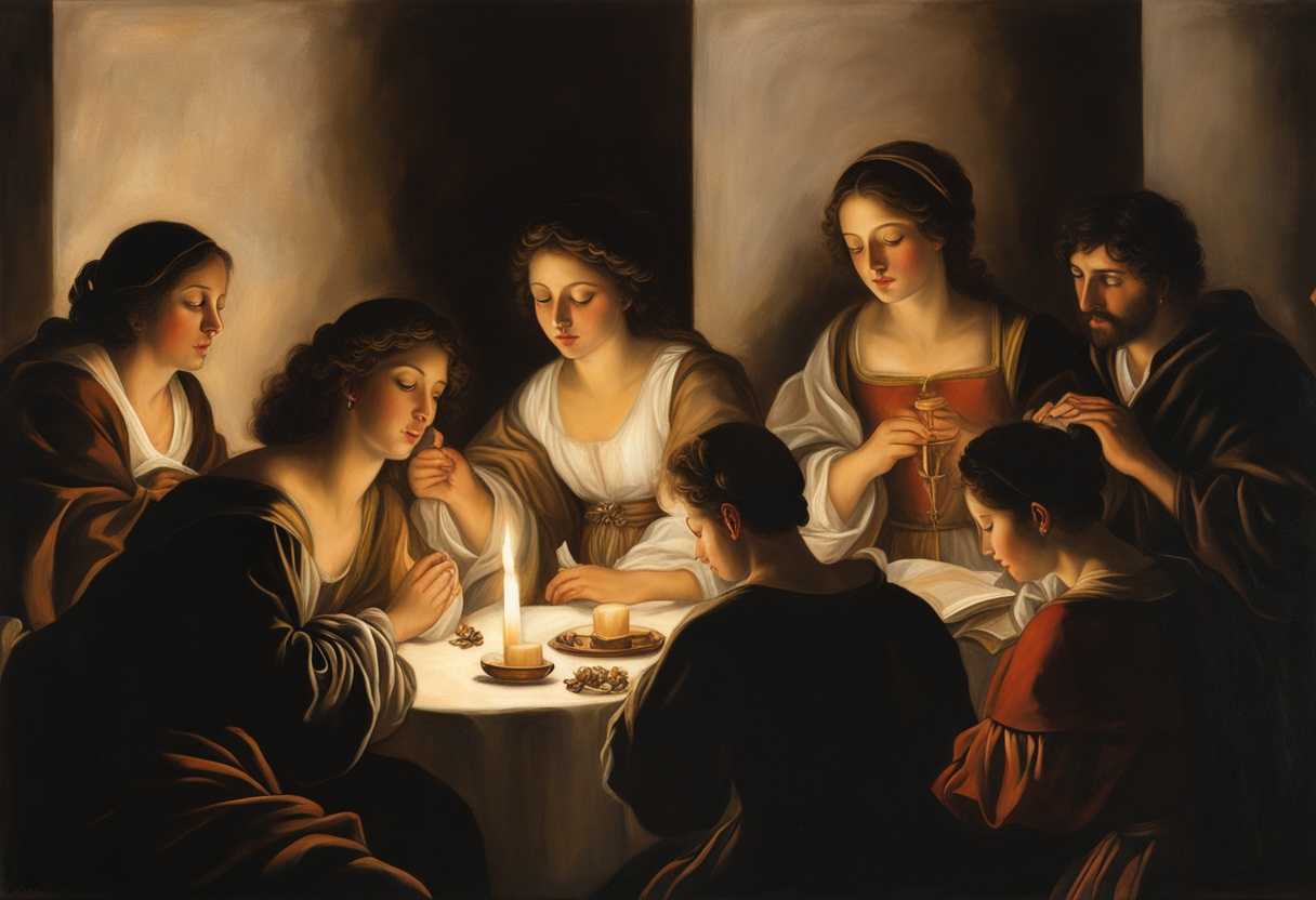 A-serene-gathering-in-candlelight-hands-clasped-eyes-closed-embodying-hope-and-unity_zuss
