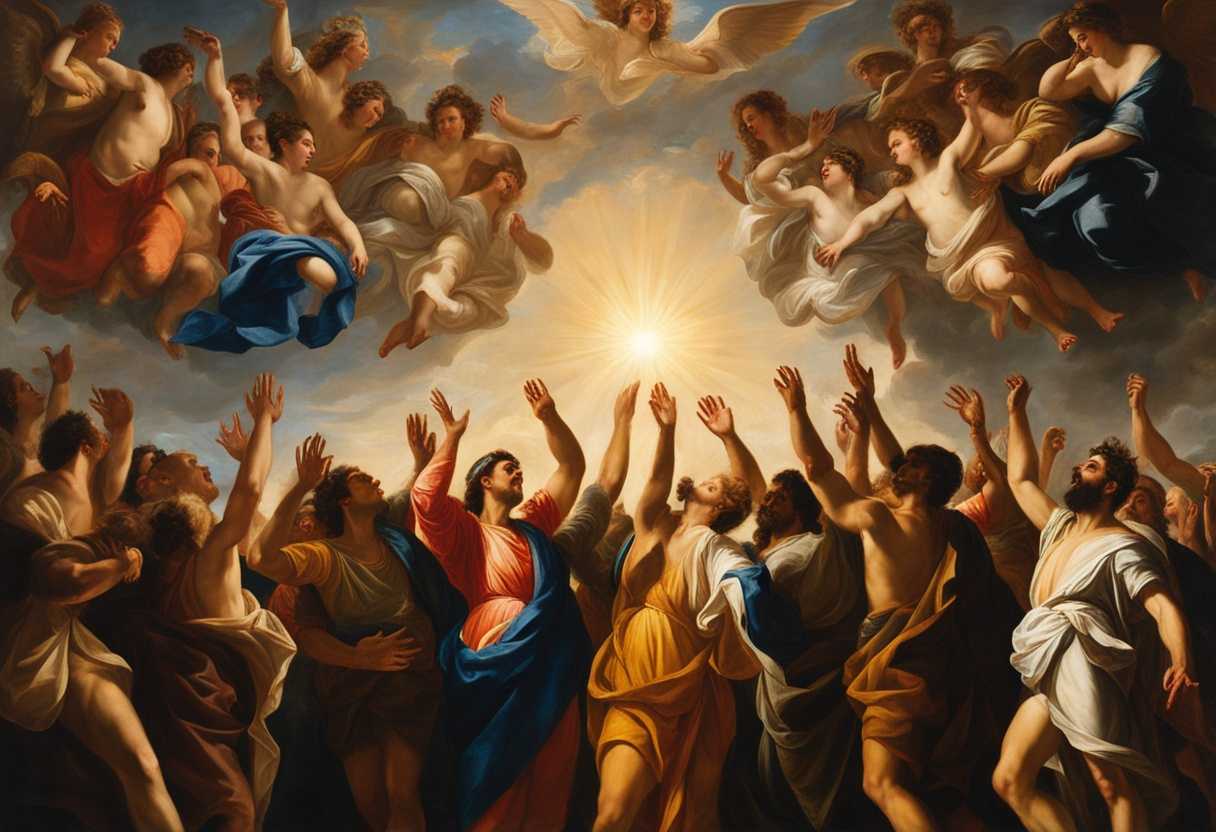 A-diverse-group-joyfully-united-hands-raised-sunlight-streaming-embodying-hope-and-community_hhzb