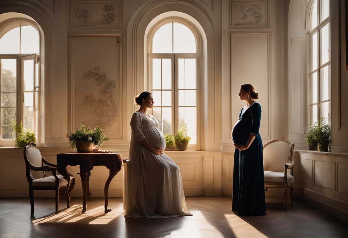 A-serene-room-sunlight-streaming-a-pregnant-woman-and-supportive-healthcare-professional-share-a-h_hgcu