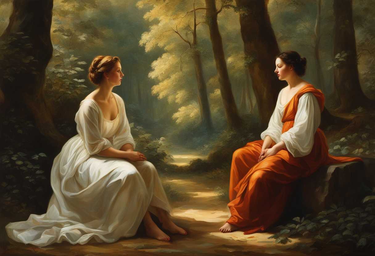 Mindfulness-practitioners-in-a-sunlit-forest-serene-poses-gentle-breeze-peaceful-atmosphere_wcto