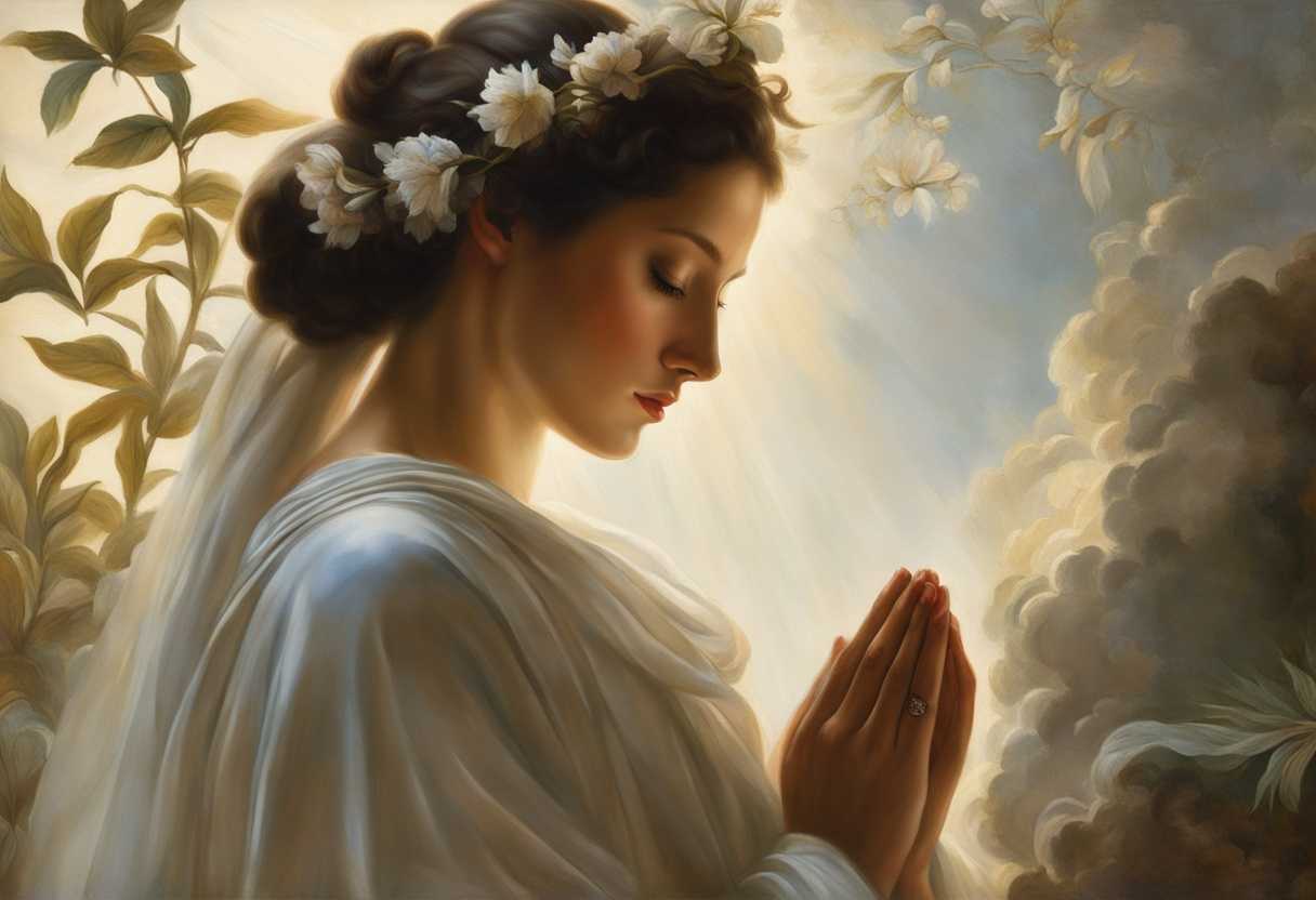 A-serene-figure-in-prayer-embraced-by-nature's-tranquility-and-soft-filtering-light_nkps